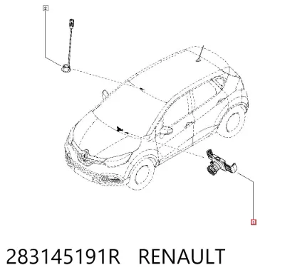 Держатель планшета/телефона универсальный RENAULT 283145191R