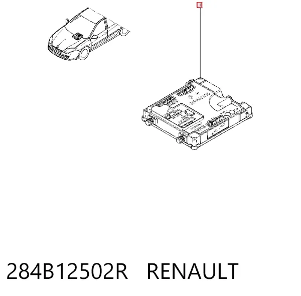 Блок комфорта 284B12502R Renault (RVI)