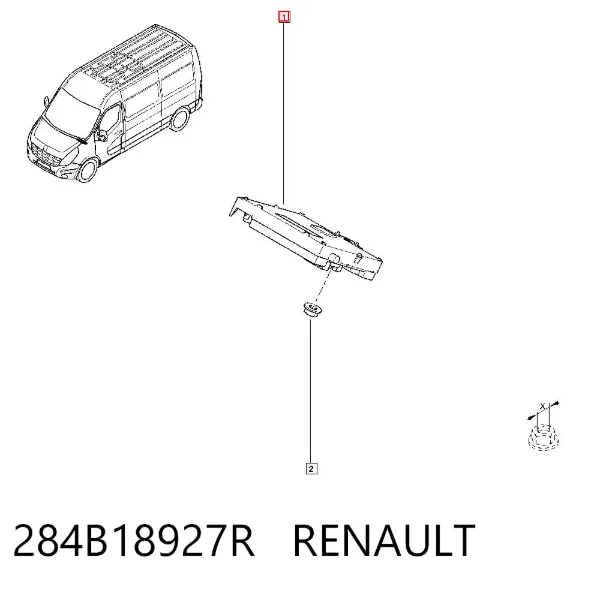 Блок комфорта 284B18927R Renault (RVI)