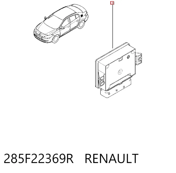 Блок управления стояночного тормоза 285F22369R Renault (RVI)