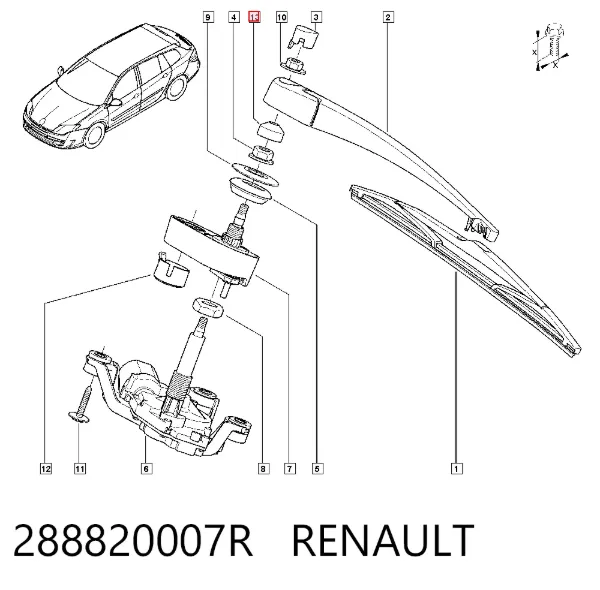  288820007R Renault (RVI)