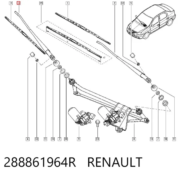  288861964R Renault (RVI)