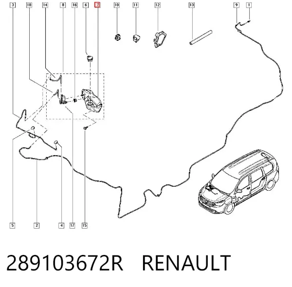  289103672R Renault (RVI)