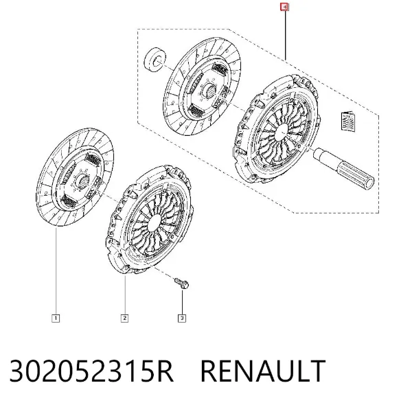 Сцепление 302052315R Renault (RVI)
