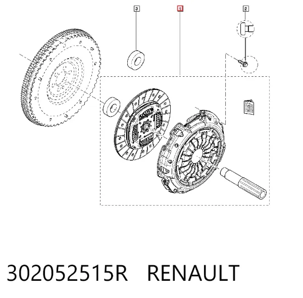 Сцепление 302052515R Renault (RVI)