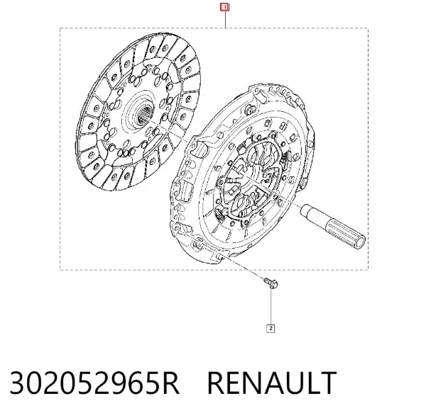 Сцепление 302052965R Renault (RVI)