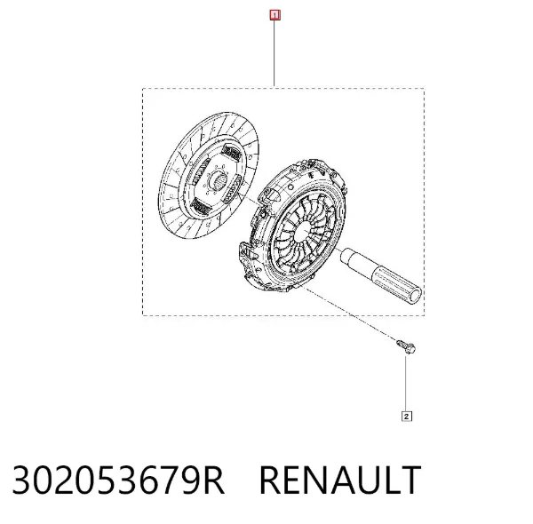 Сцепление 302053679R Renault (RVI)
