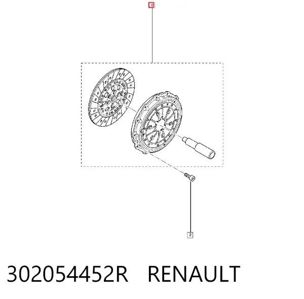 Сцепление 302054452R Renault (RVI)