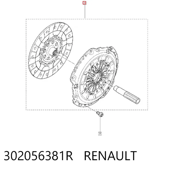 Сцепление 302056381R Renault (RVI)