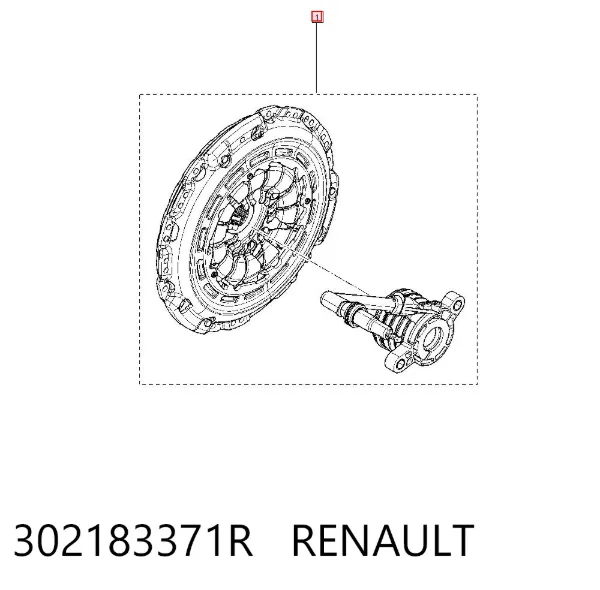 Сцепление 302183371R Renault (RVI)