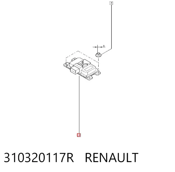 Блок управления акпп 310320117R Renault (RVI)