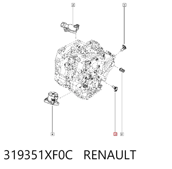 Датчик скорости 319351XF0C Renault (RVI)