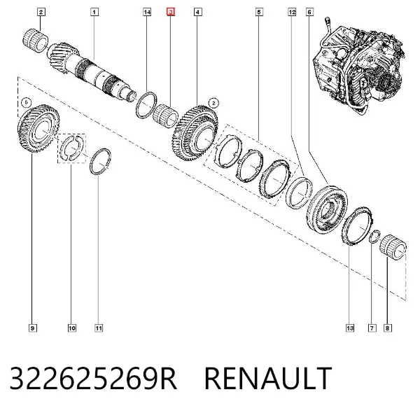  322625269R Renault (RVI)