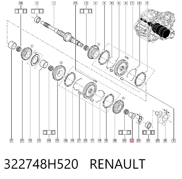  322748H520 Renault (RVI)
