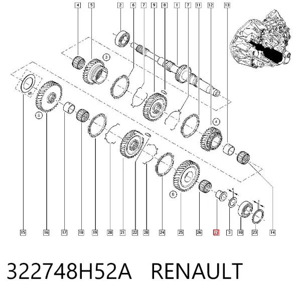  322748H52A Renault (RVI)