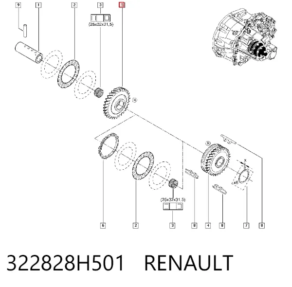  322828H501 Renault (RVI)