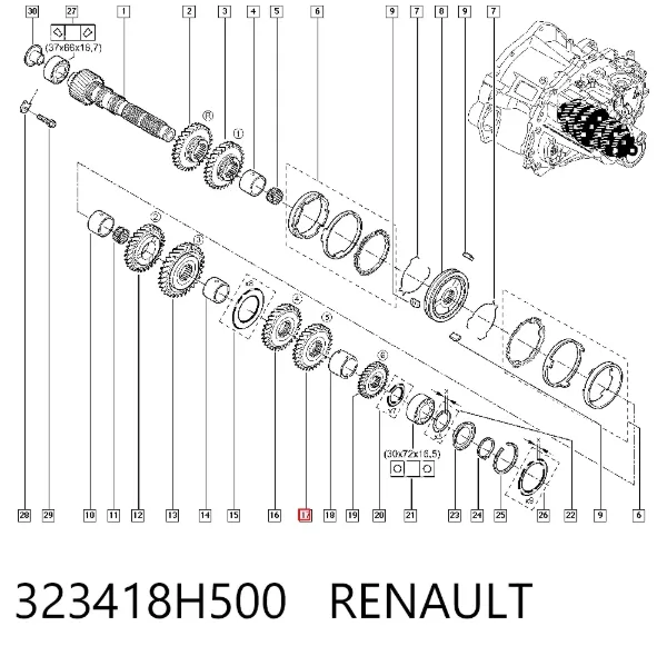  323418H500 Renault (RVI)
