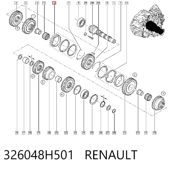 326048H501 Renault (RVI)