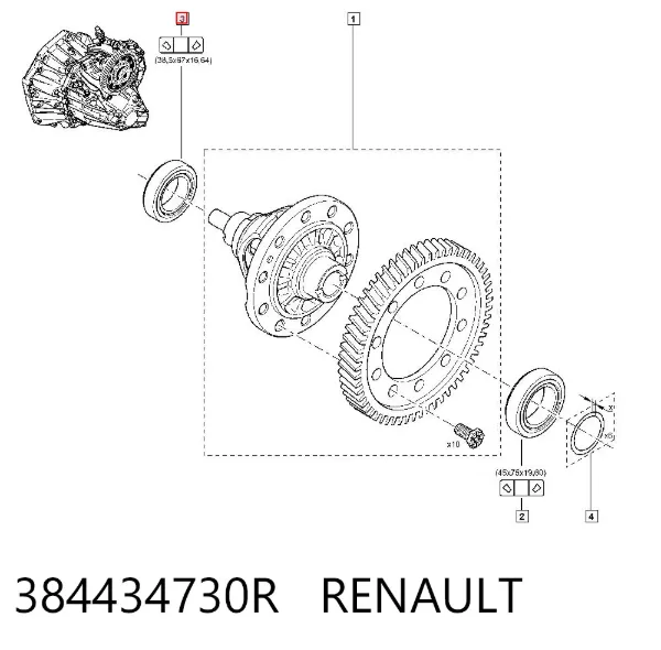  384434730R Renault (RVI)