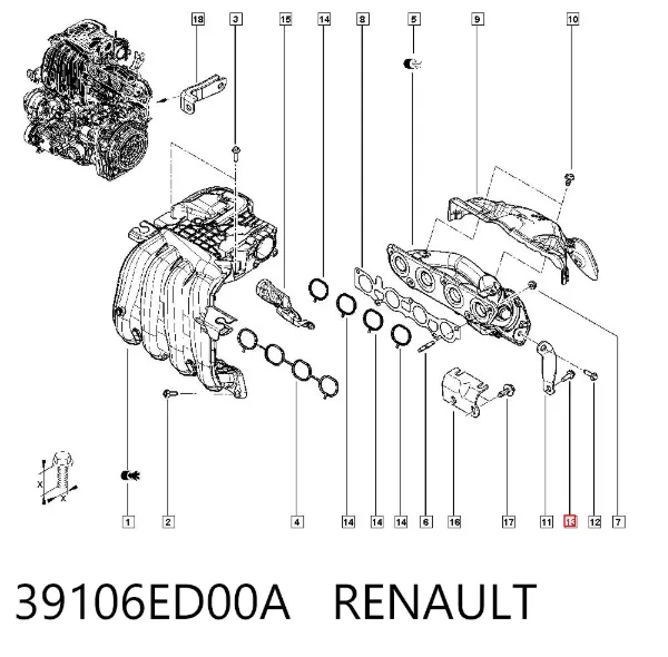  39106ED00A Renault (RVI)