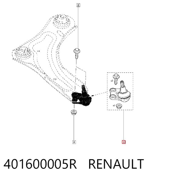 Нижняя шаровая опора 401600005R Renault (RVI)