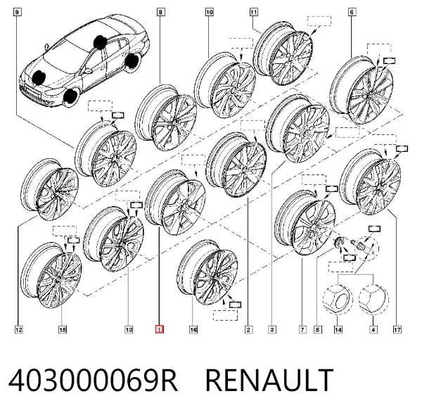  403000069R Renault (RVI)