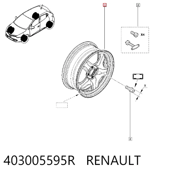  403005595R Renault (RVI)