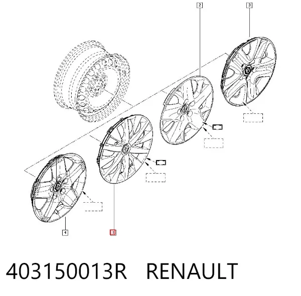 Колпаки 403150013R Renault (RVI)
