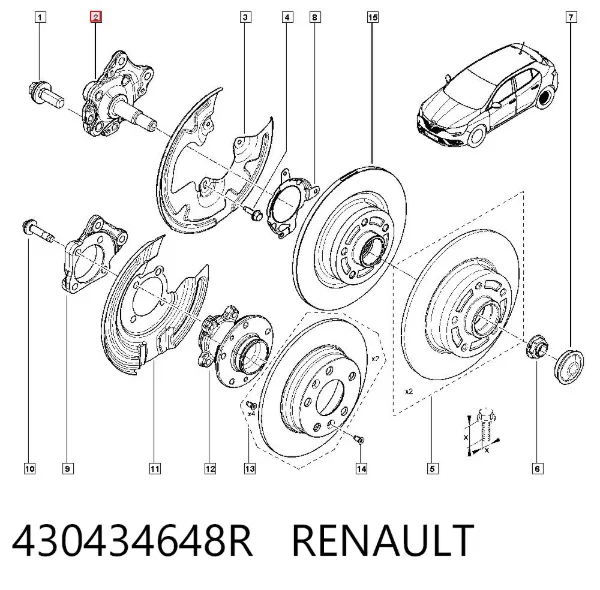  430434648R Renault (RVI)