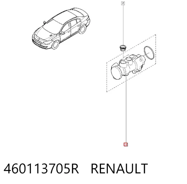 Цилиндр тормозной колесный 460113705R Renault (RVI)