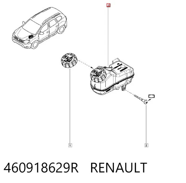 Бачок тормозной 460918629R Renault (RVI)