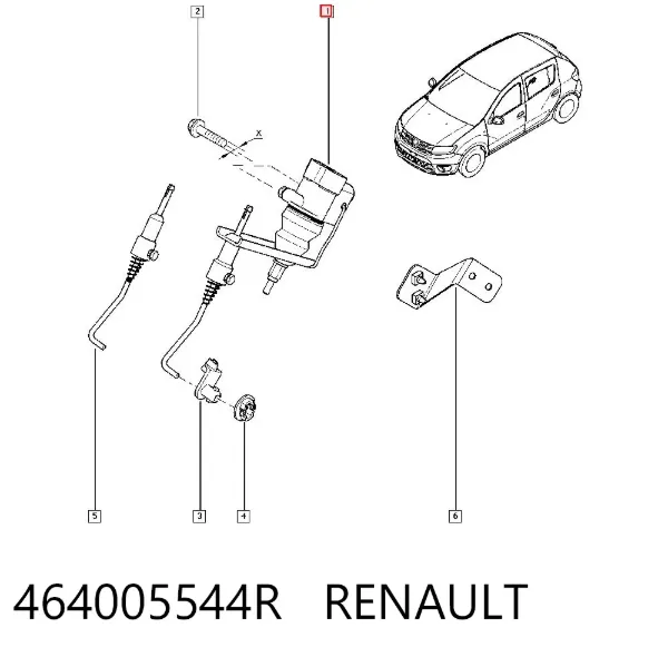 Регулятор давления тормозов 464005544R Renault (RVI)