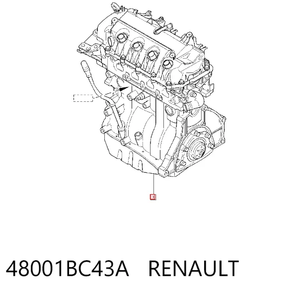 Рулевая рейка 48001BC43A Renault (RVI)
