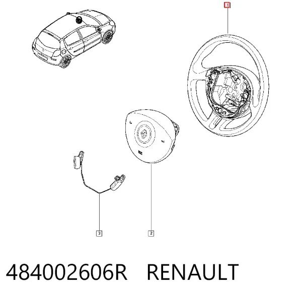 Руль Renault Clio III