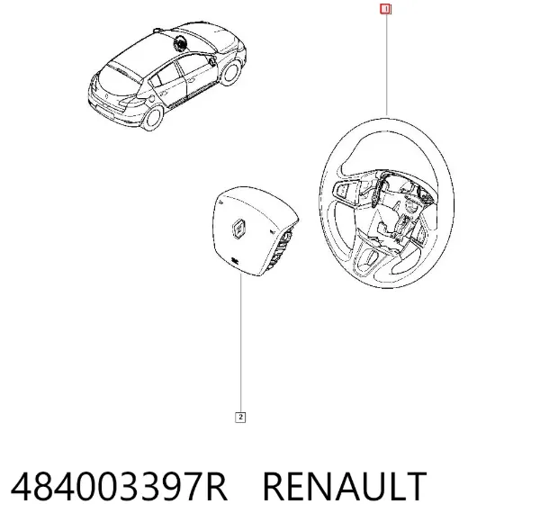 Руль 484003397R Renault (RVI)