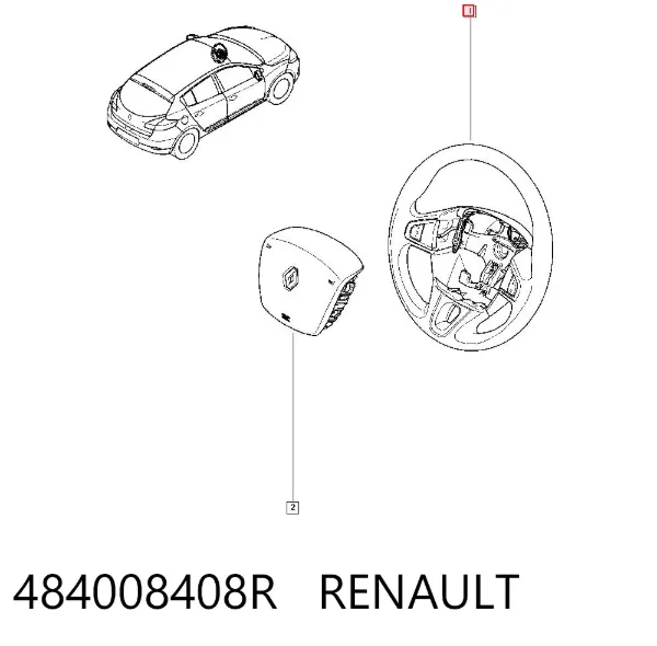 Руль 484008408R Renault (RVI)