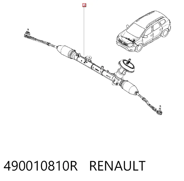 Рулевая рейка 490010810R Renault (RVI)