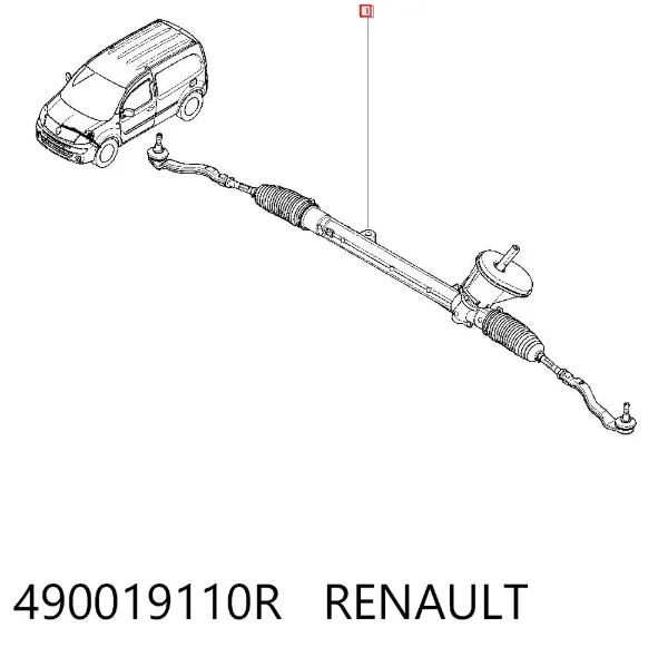 Рулевая рейка 490019110R Renault (RVI)