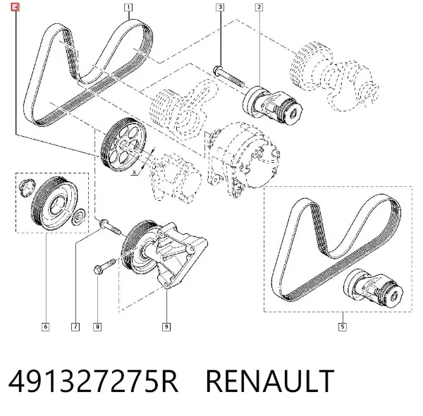 Шкив насоса ГУР 93198809 Opel