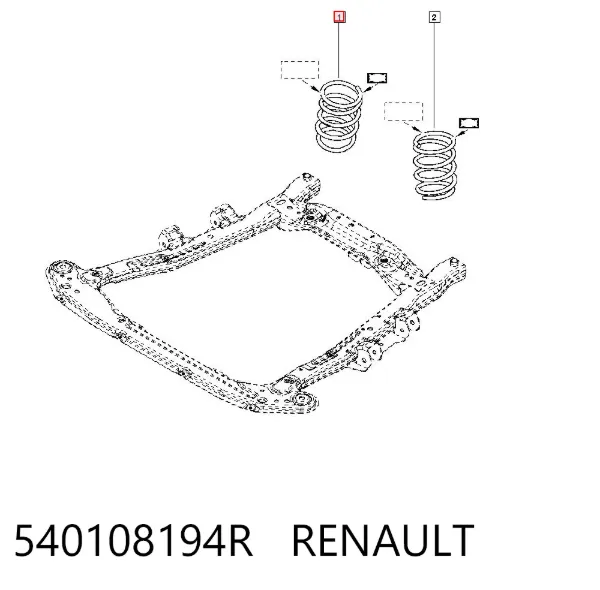 Передняя пружина 540108194R Renault (RVI)