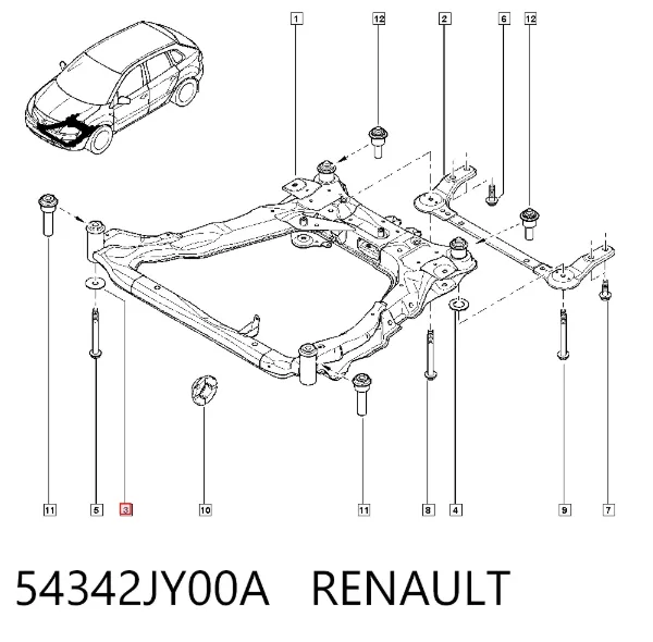  54342JY00A Renault (RVI)