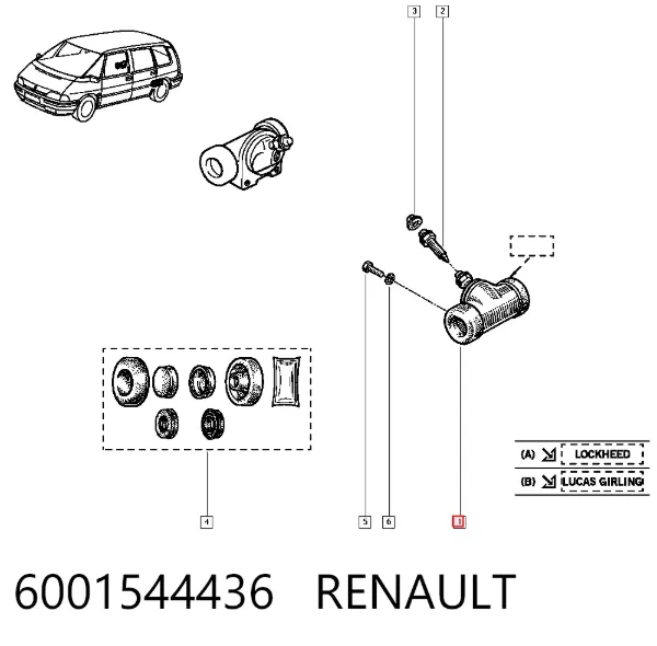  6001544436 Renault (RVI)