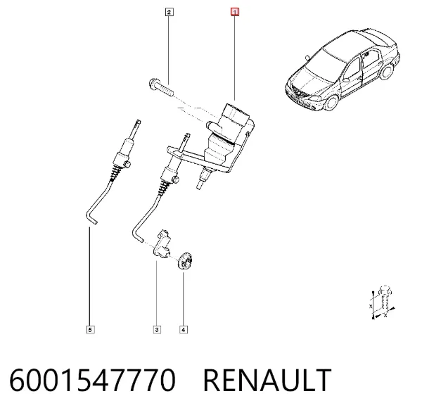 Регулятор давления тормозов 6001547770 Renault (RVI)