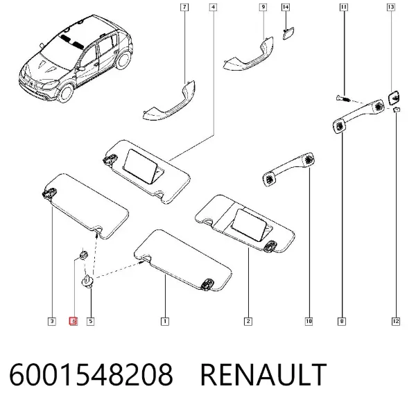  6001548208 Renault (RVI)