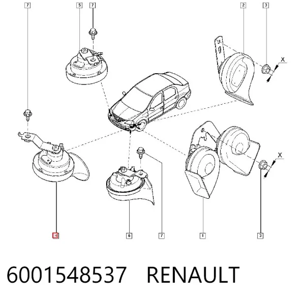  6001548537 Renault (RVI)