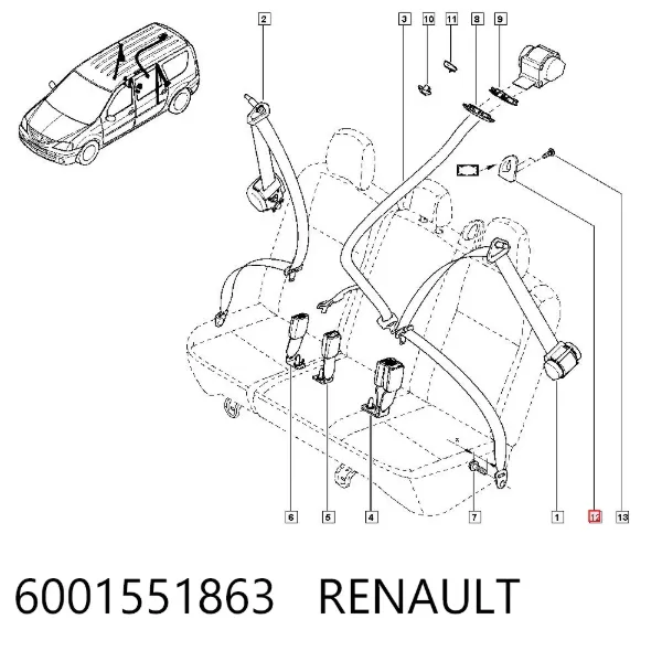  6001551863 Renault (RVI)