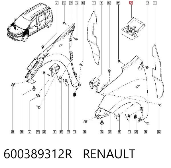  600389312R Renault (RVI)