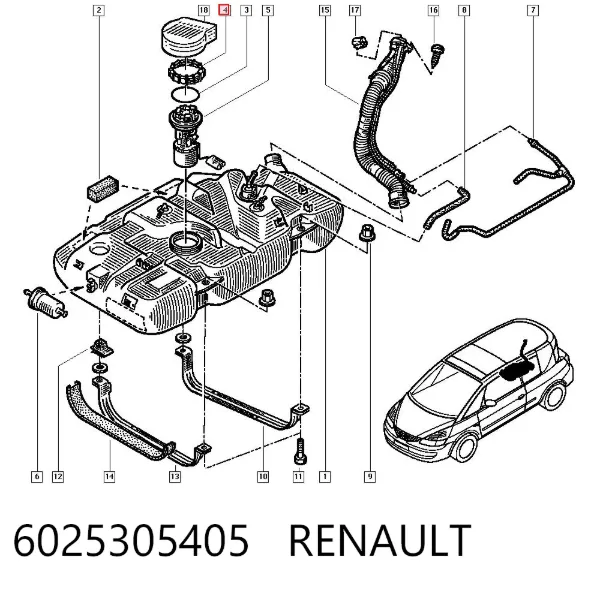  6025305405 Renault (RVI)