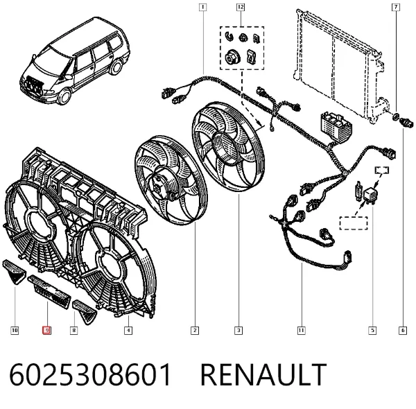  6025308601 Renault (RVI)