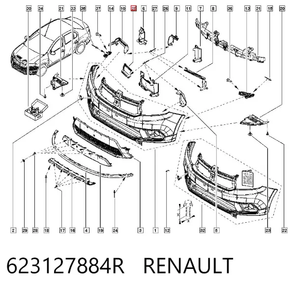  623127884R Renault (RVI)